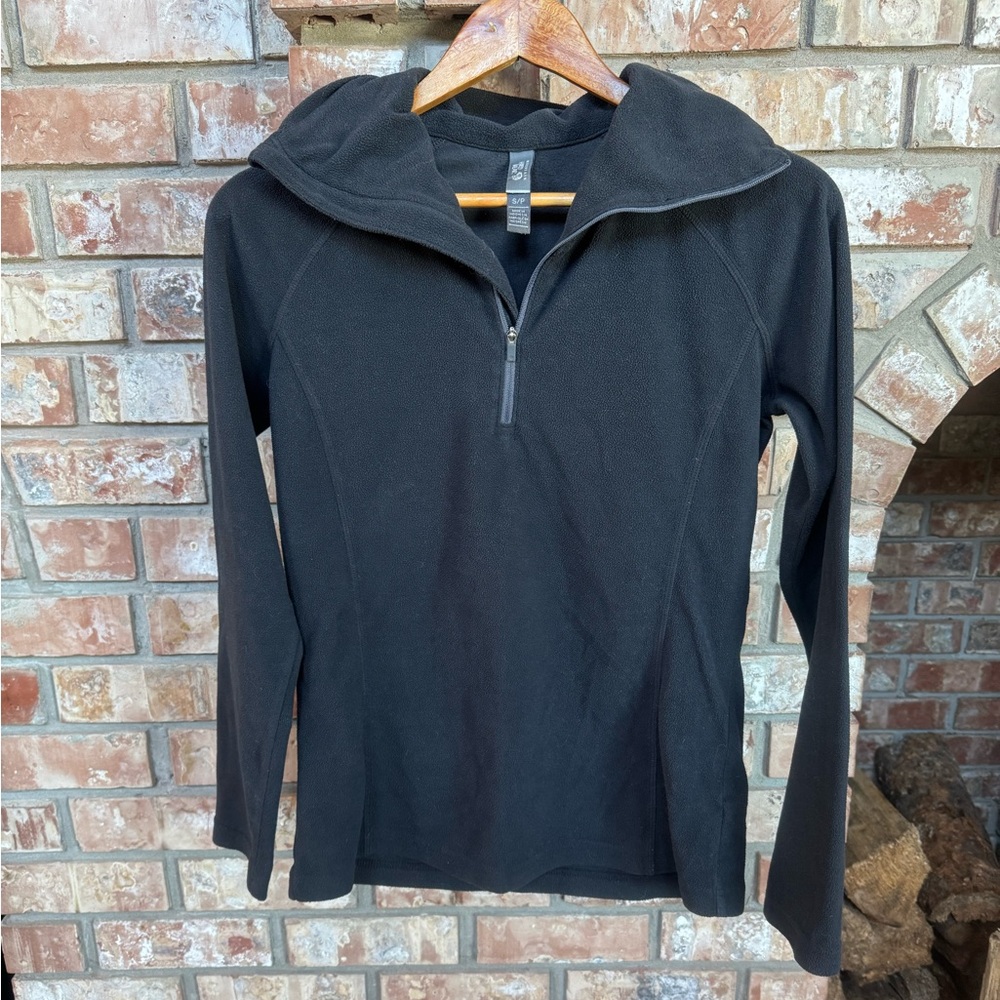 Mountain Hardware Technical Fleece Base Layer - Full Scuba Neck - Black - Sz Sm